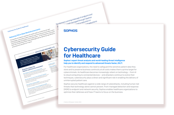 Sophos cybersecurity whitepaper image